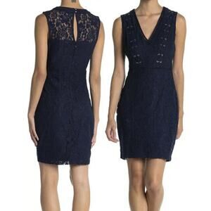 Guess dress lace overlay bodycon